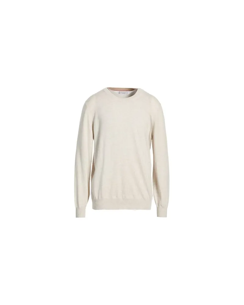 Brunello Cucinelli STRICKWAREN - Pulloverauf YOOX.COM Beige