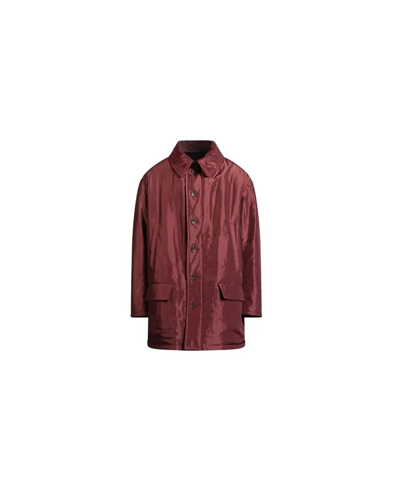 Yohji Yamamoto JACKEN & MÄNTEL - Mäntelauf YOOX.COM Ziegelrot