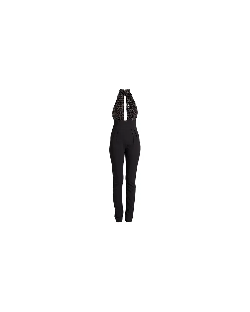 Elisabetta Franchi OVERALLS - Jumpsuitsauf YOOX.COM Schwarz