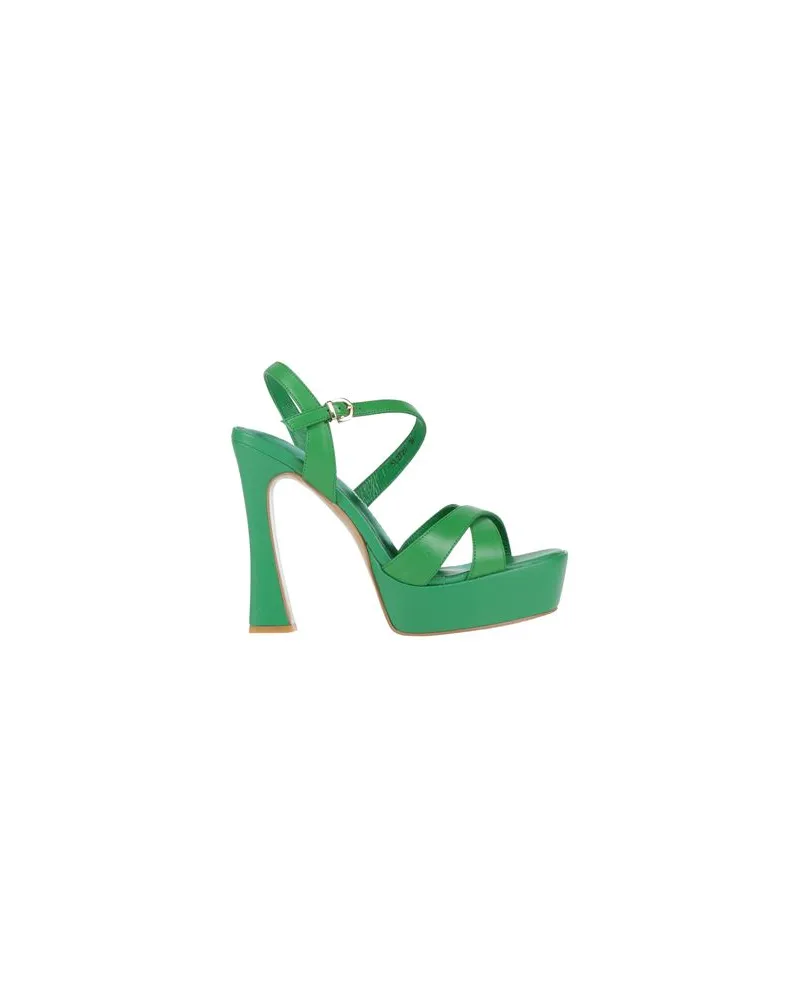 Luciano Barachini SCHUHE - Sandalenauf YOOX.COM Grün