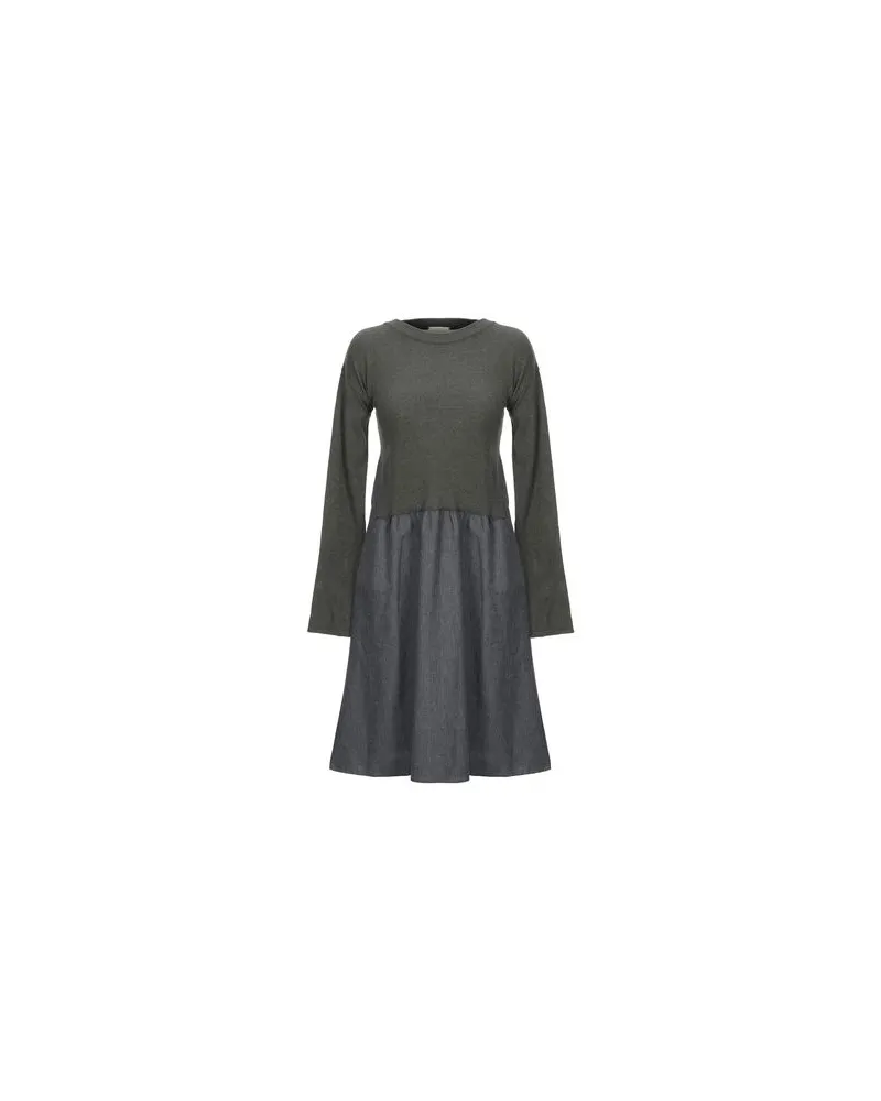 Jijil KLEIDER - Midi-Kleiderauf YOOX.COM Dunkelgrün