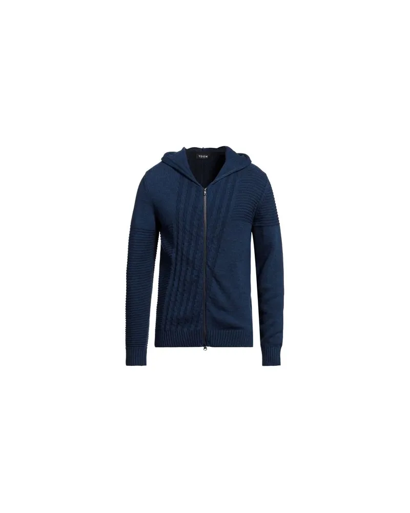 Yoon STRICKWAREN - Strickjackenauf YOOX.COM Blau