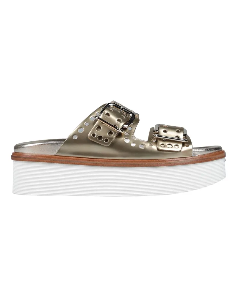 TOD'S Sandale Platin