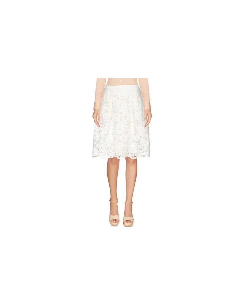 Ermanno Scervino HOSEN & RÖCKE - Midi-Röckeauf YOOX.COM Weiß