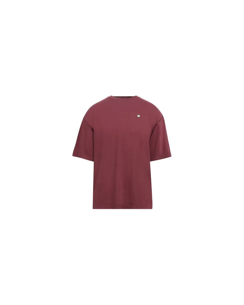 Acne Studios TOPS - T-shirtsauf YOOX.COM Ziegelrot
