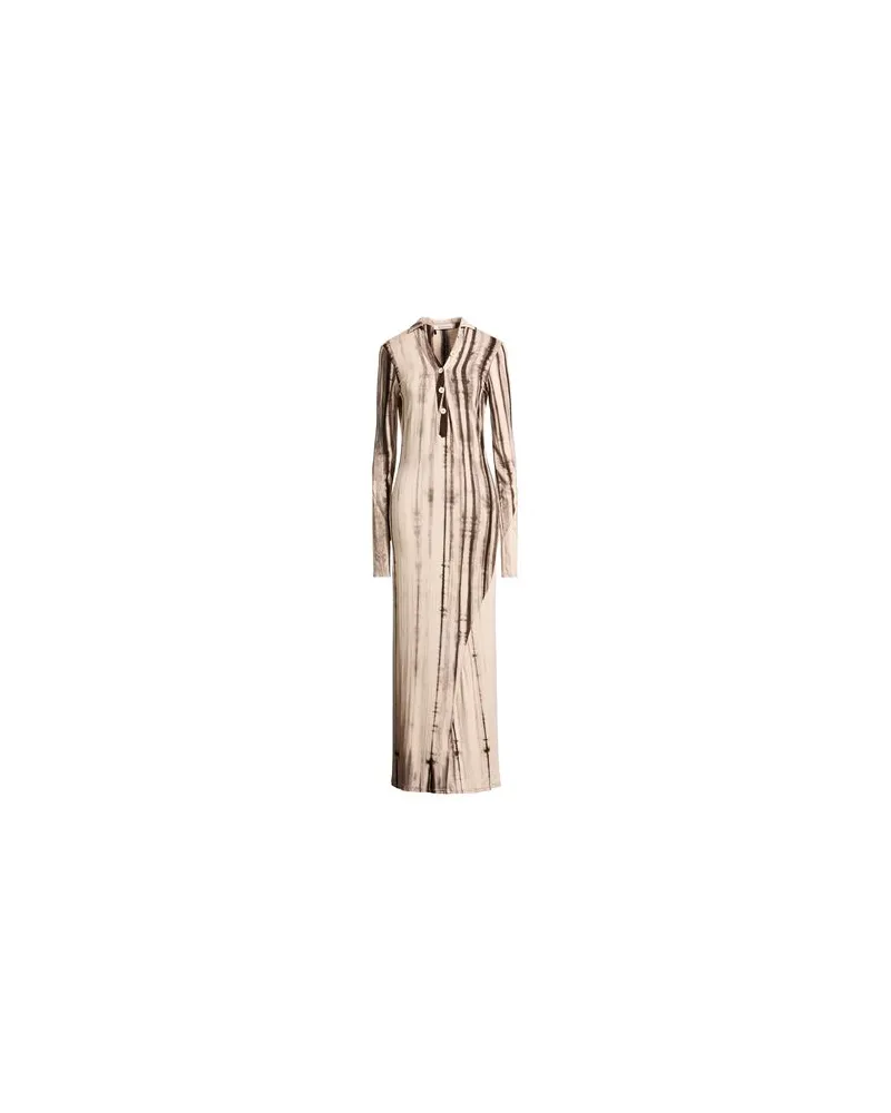 NostraSantissima KLEIDER - Maxi-Kleiderauf YOOX.COM Beige