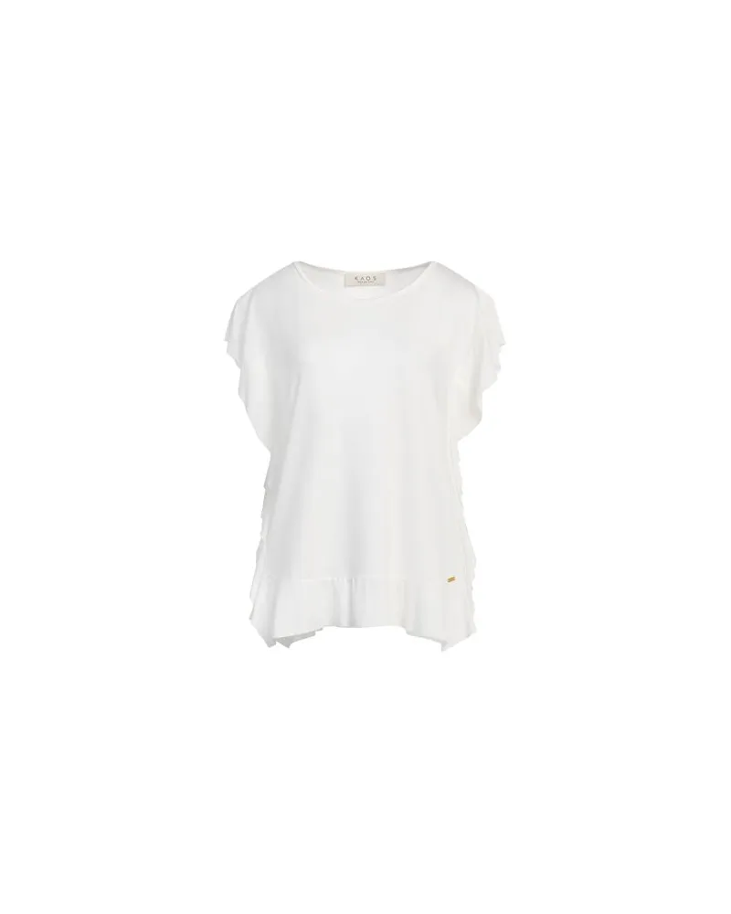 Kaos DAY BY DAY  - TOPS - T-shirtsauf YOOX.COM Weiß
