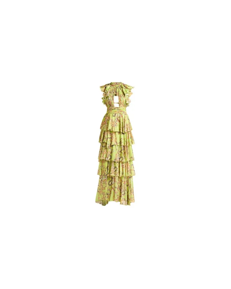 W Les Femmes By Babylon KLEIDER - Maxi-Kleiderauf YOOX.COM Limettengrün
