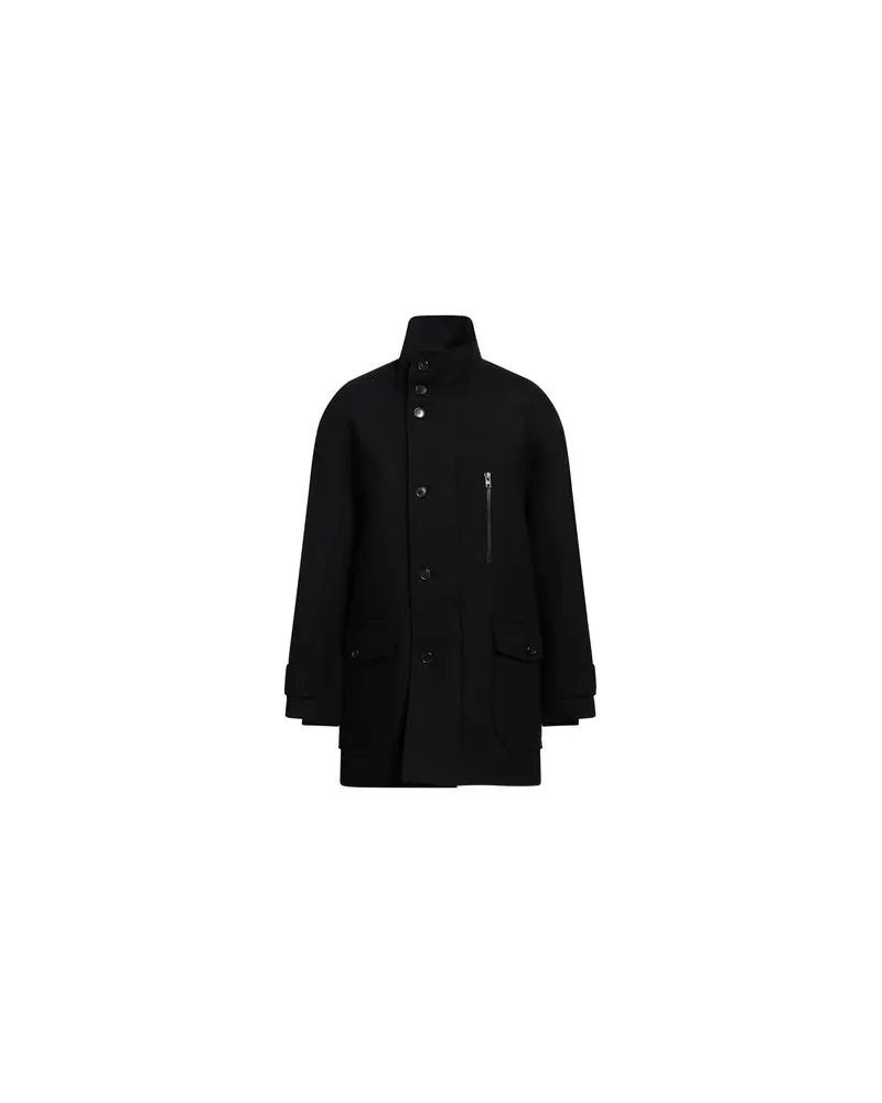 Isabel Benenato JACKEN & MÄNTEL - Mäntelauf YOOX.COM Schwarz
