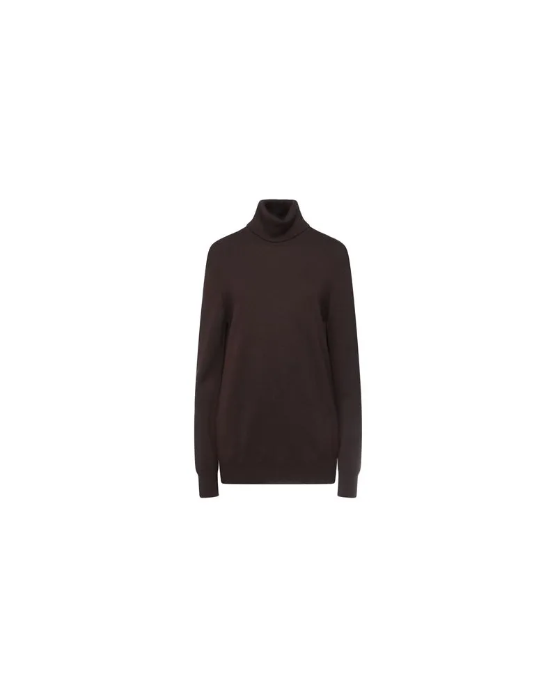 Dolce & Gabbana STRICKWAREN - Rollkragenpulloverauf YOOX.COM Dunkelbraun