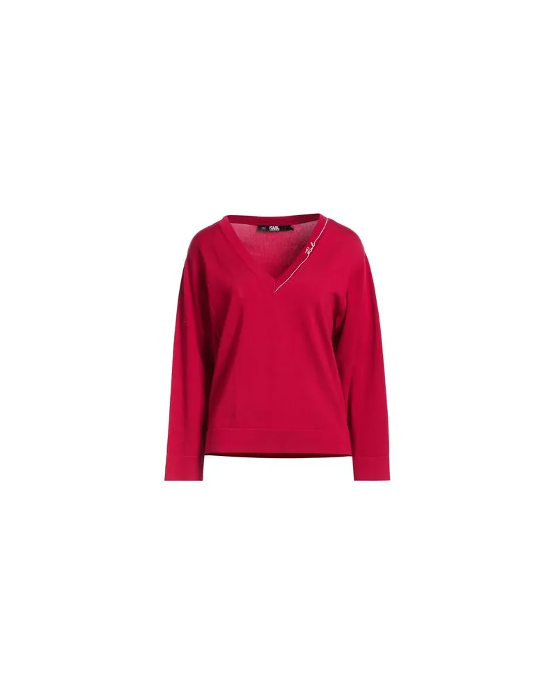 Karl Lagerfeld STRICKWAREN - Pulloverauf YOOX.COM Magenta