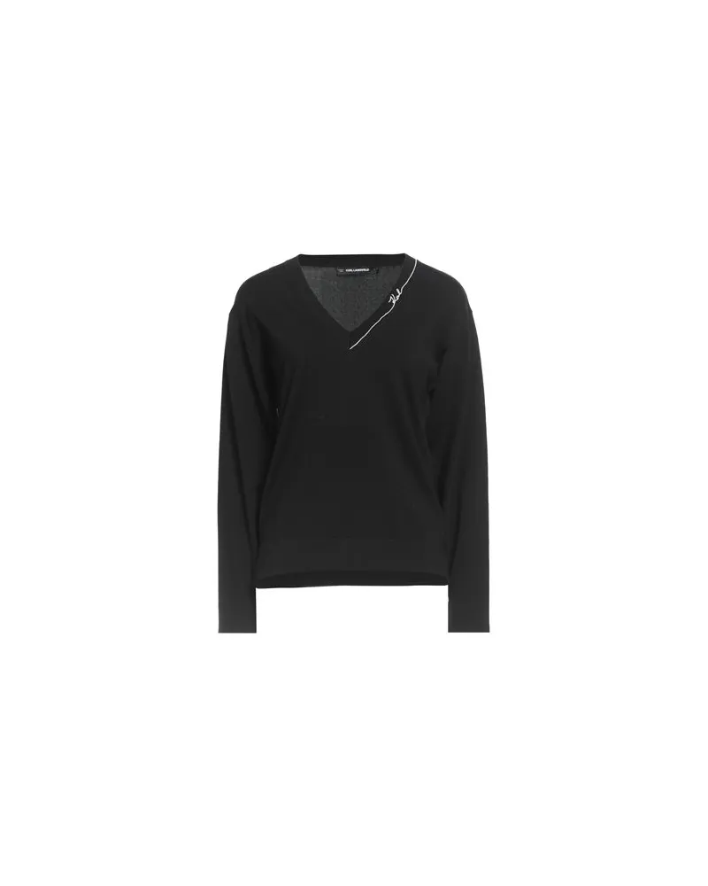 Karl Lagerfeld STRICKWAREN - Pulloverauf YOOX.COM Schwarz
