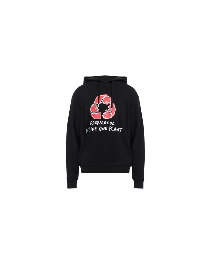 Dsquared2 TOPS - Sweatshirtsauf YOOX.COM Schwarz