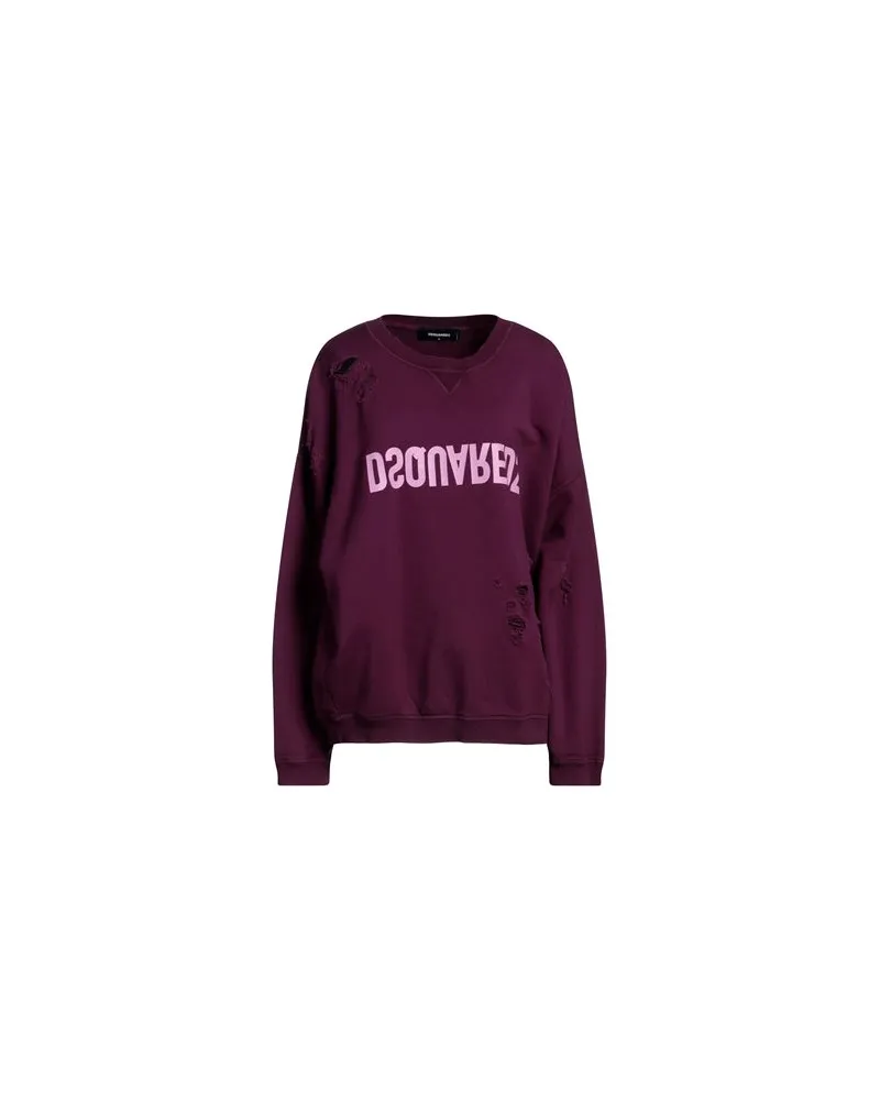Dsquared2 TOPS - Sweatshirtsauf YOOX.COM Pflaume