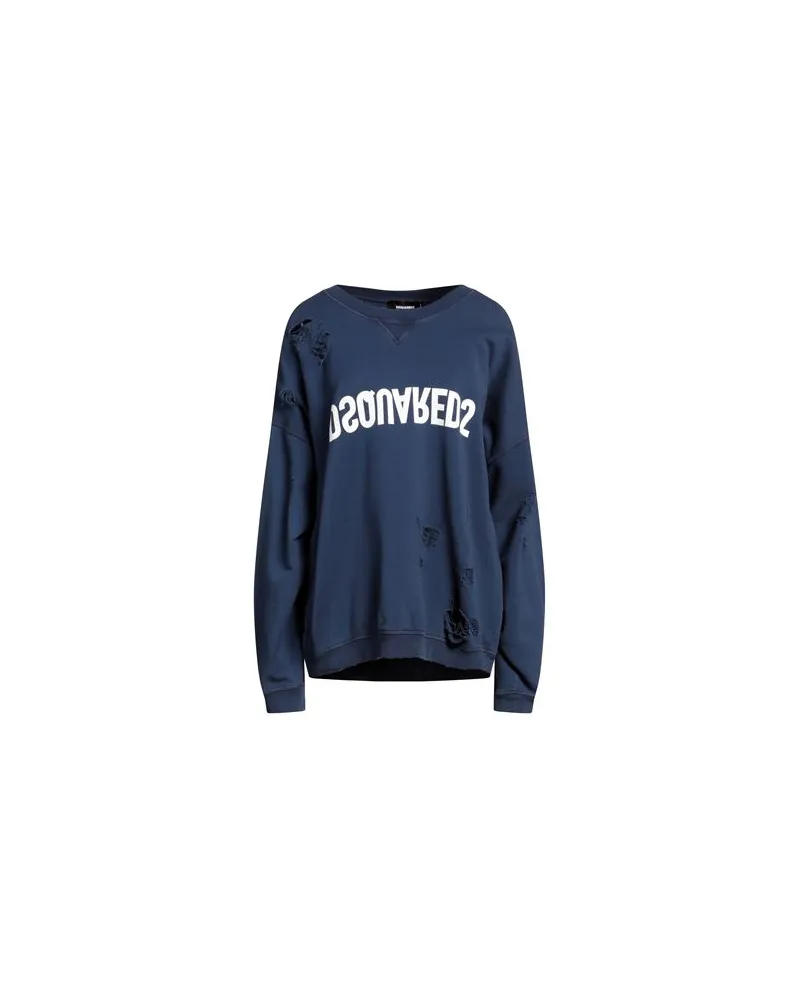 Dsquared2 TOPS - Sweatshirtsauf YOOX.COM Marineblau