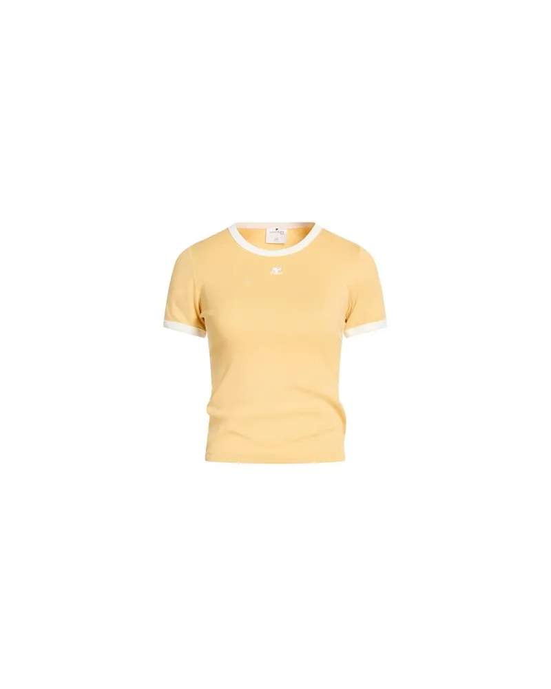 Courrèges TOPS - T-shirtsauf YOOX.COM Gelb