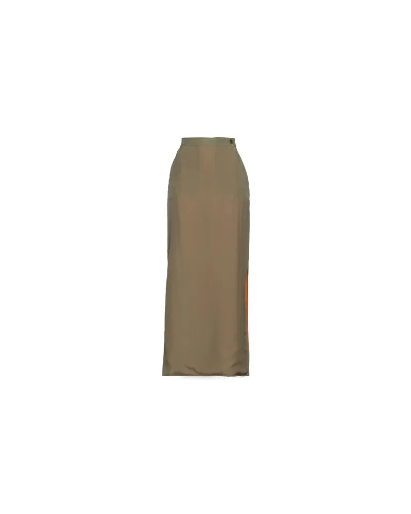 ASPESI HOSEN & RÖCKE - Maxi-Röckeauf YOOX.COM Militärgrün