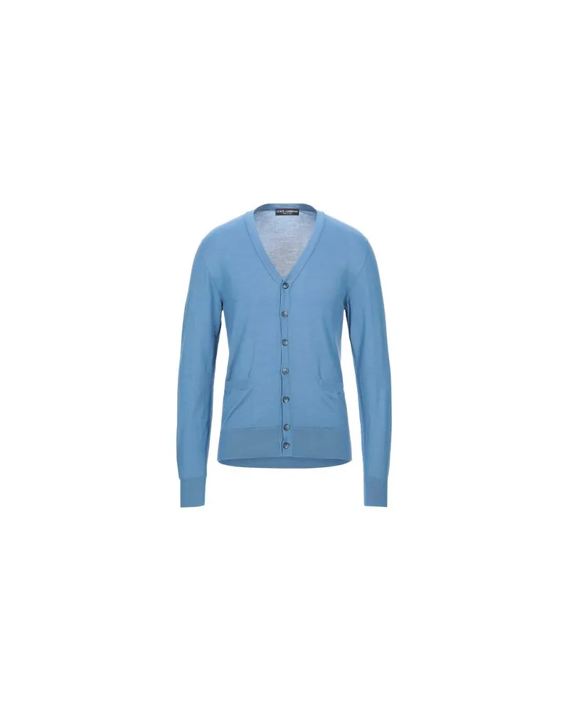 Dolce & Gabbana STRICKWAREN - Strickjackenauf YOOX.COM Blaugrau