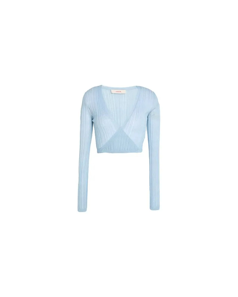 Jucca STRICKWAREN - Wickelpulloverauf YOOX.COM Himmelblau