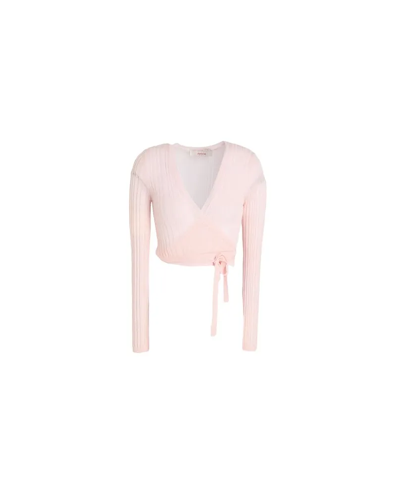 Jucca STRICKWAREN - Wickelpulloverauf YOOX.COM Hellrosa