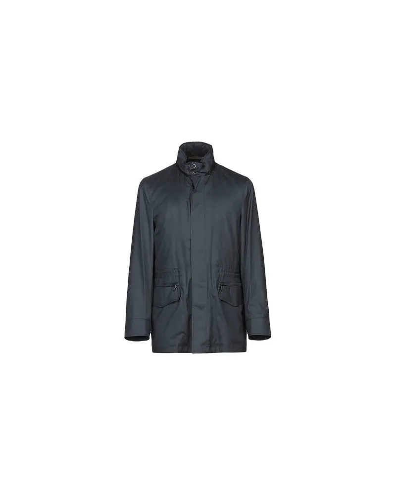 MOORER JACKEN & MÄNTEL - Jacken, Mäntel & Trenchcoatsauf YOOX.COM Taubenblau