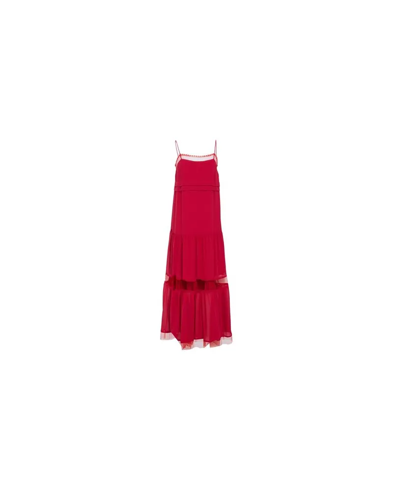 Twin-Set KLEIDER - Maxi-Kleiderauf YOOX.COM Magenta