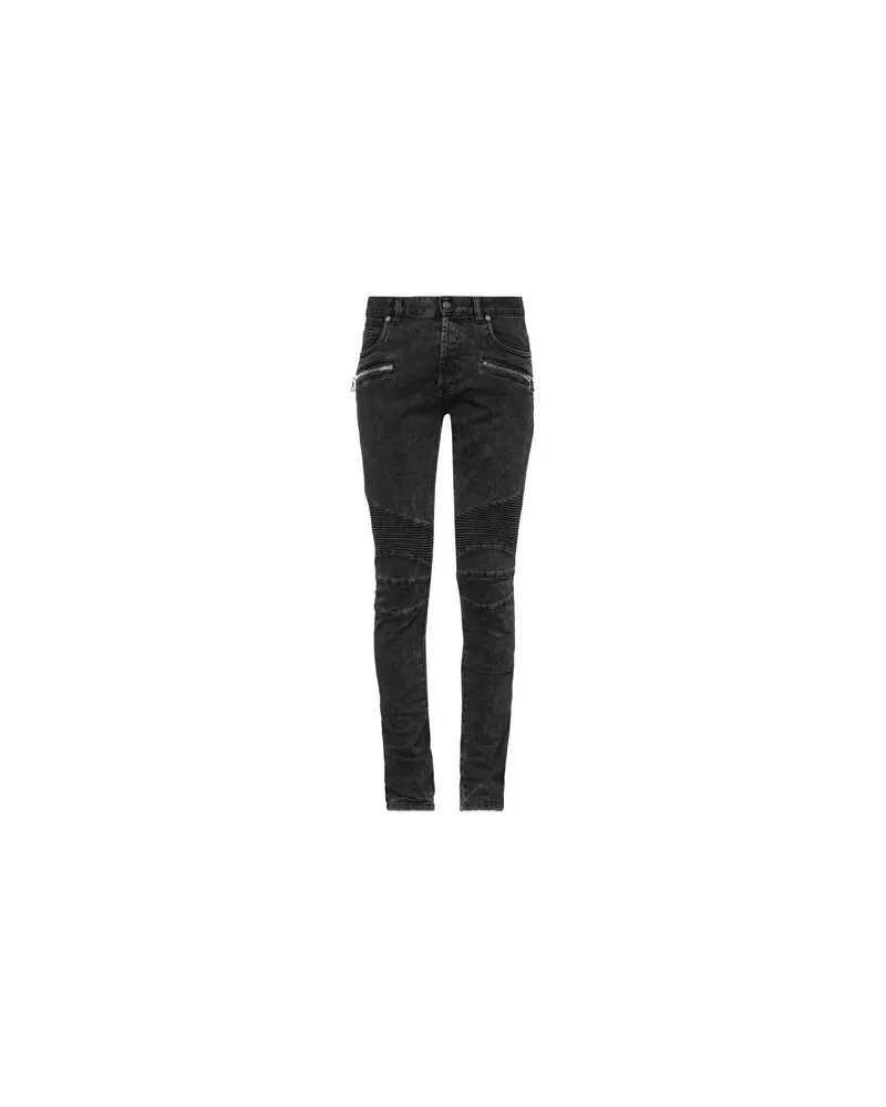 Balmain HOSEN & RÖCKE - Jeanshosenauf YOOX.COM Schwarz