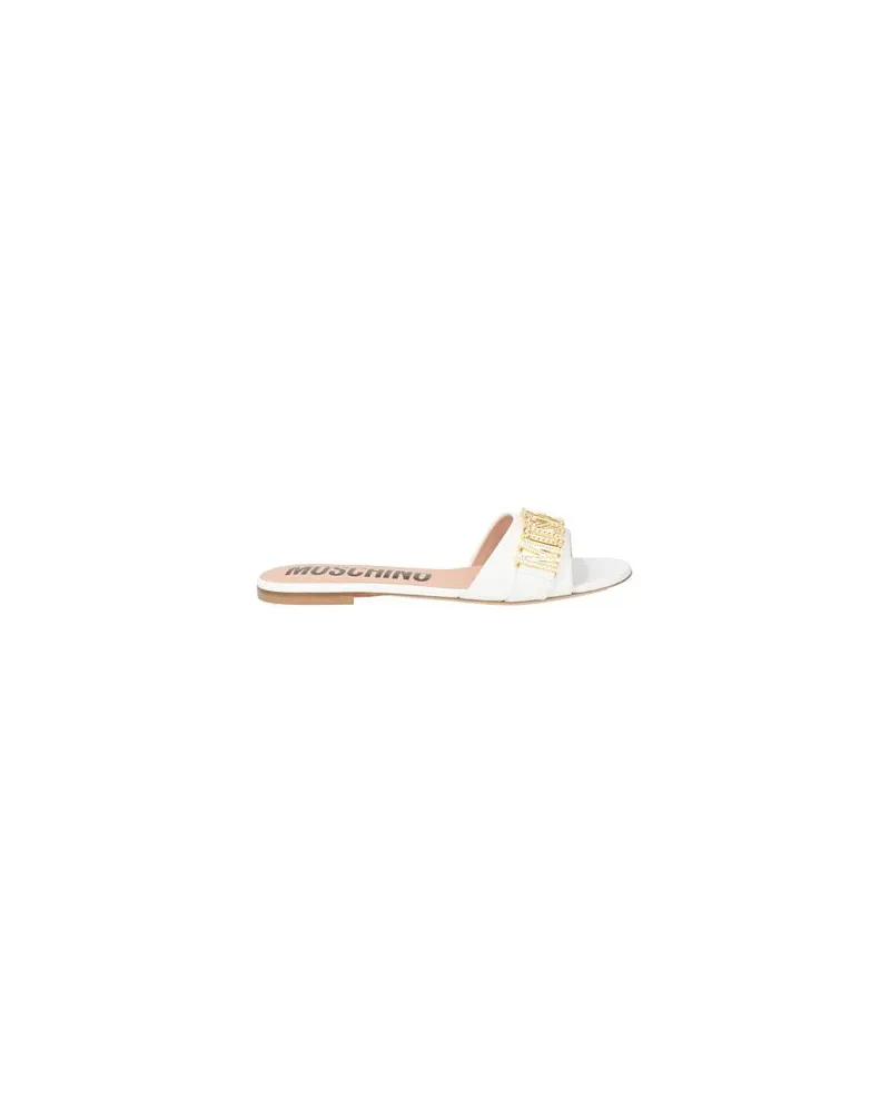 Moschino SCHUHE - Sandalenauf YOOX.COM Weiß