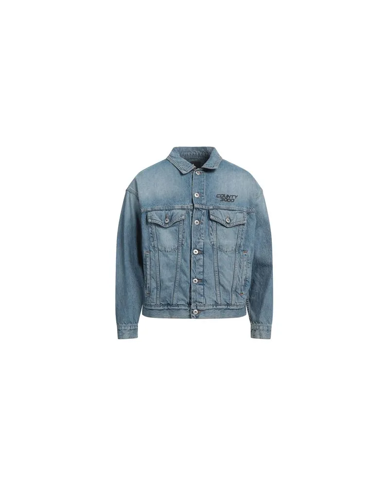 Marcelo Burlon | County of Milan JACKEN & MÄNTEL - Jeansjacken/Mäntelauf YOOX.COM Blau