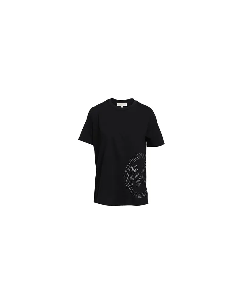 Michael Kors STUDDED CHARM CLASSIC T  - TOPS - T-shirtsauf YOOX.COM Schwarz