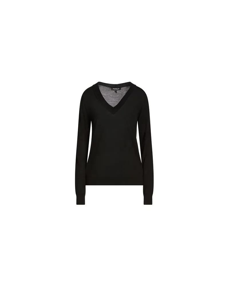 Dondup STRICKWAREN - Pulloverauf YOOX.COM Schwarz
