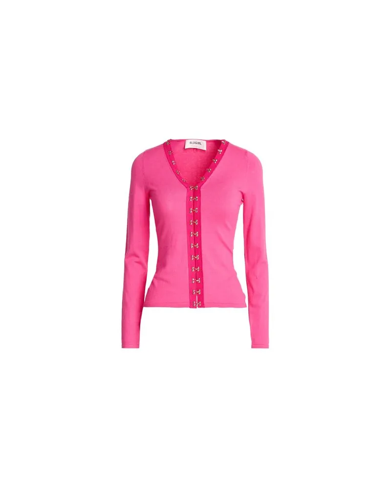 Blumarine STRICKWAREN - Strickjackenauf YOOX.COM Fuchsia