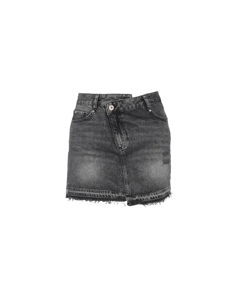 Fracomina HOSEN & RÖCKE - Jeansröckeauf YOOX.COM Schwarz
