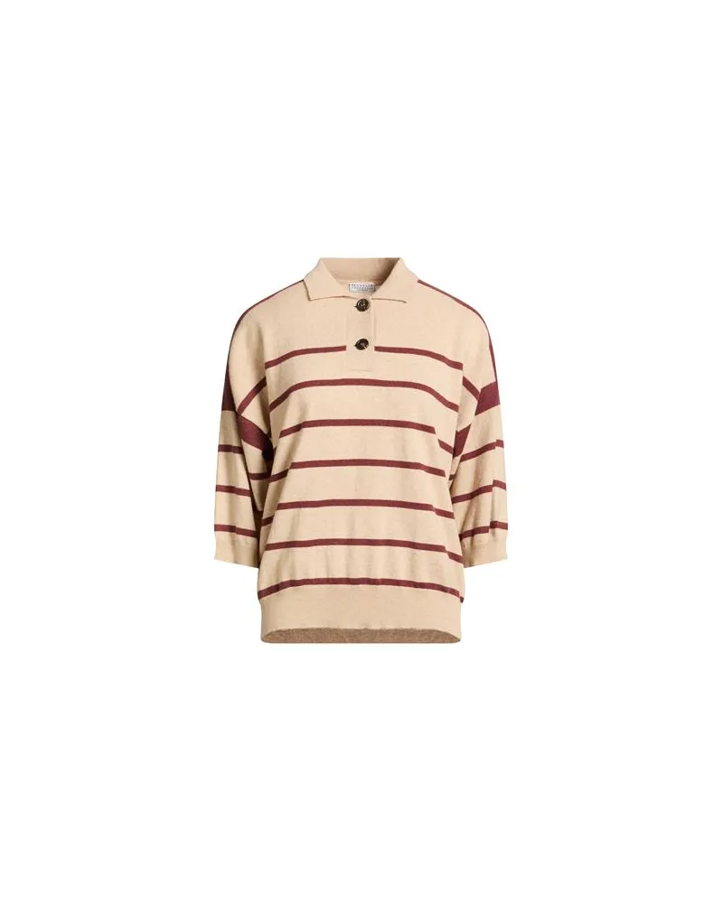 Brunello Cucinelli STRICKWAREN - Pulloverauf YOOX.COM Beige