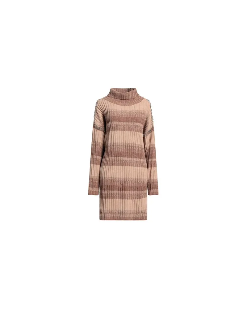 Actitude by Twinset KLEIDER - Mini-Kleiderauf YOOX.COM Sand