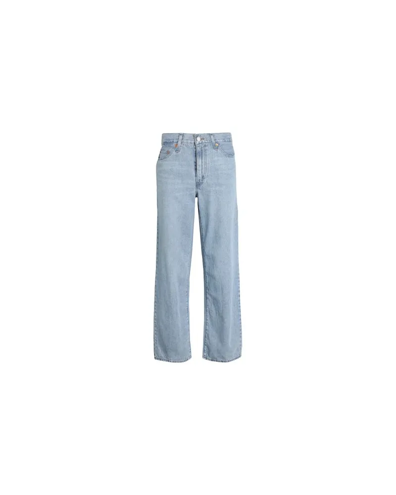 Levi's BAGGY DAD DARK INDIGO - WORN IN  - HOSEN & RÖCKE - Jeanshosenauf YOOX.COM Blau