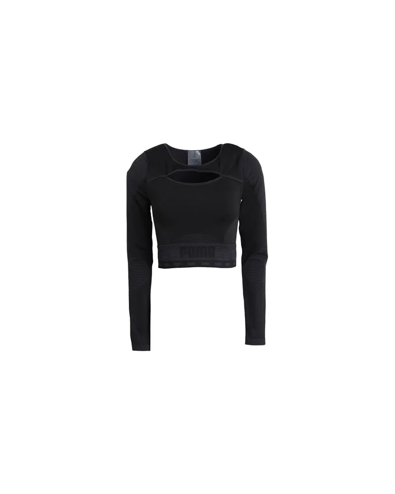 Puma Train FormKnit Seamless Long Sleeve  - TOPS - T-shirtsauf YOOX.COM Schwarz