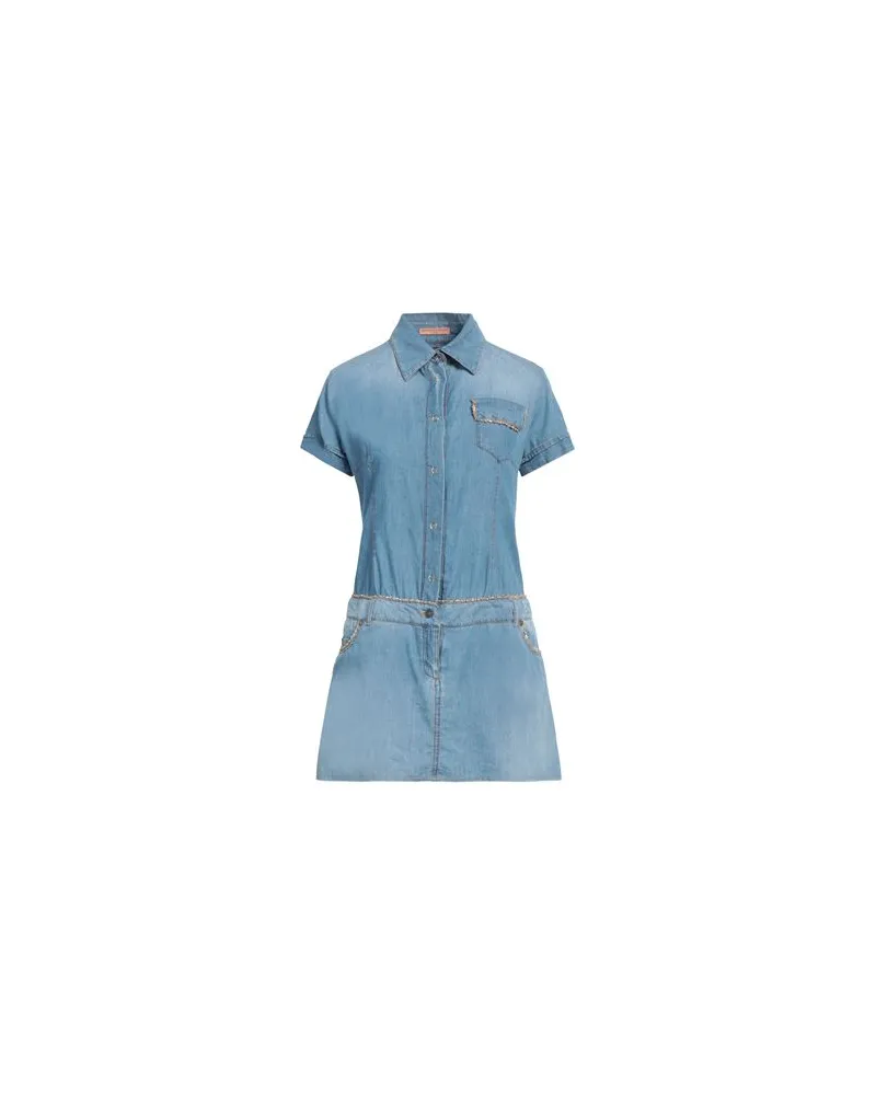 Ermanno Scervino KLEIDER - Mini-Kleiderauf YOOX.COM Blau