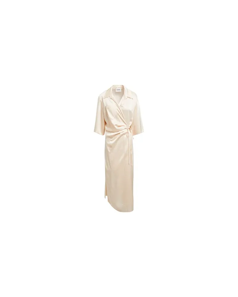 Nanushka KLEIDER - Maxi-Kleiderauf YOOX.COM Beige