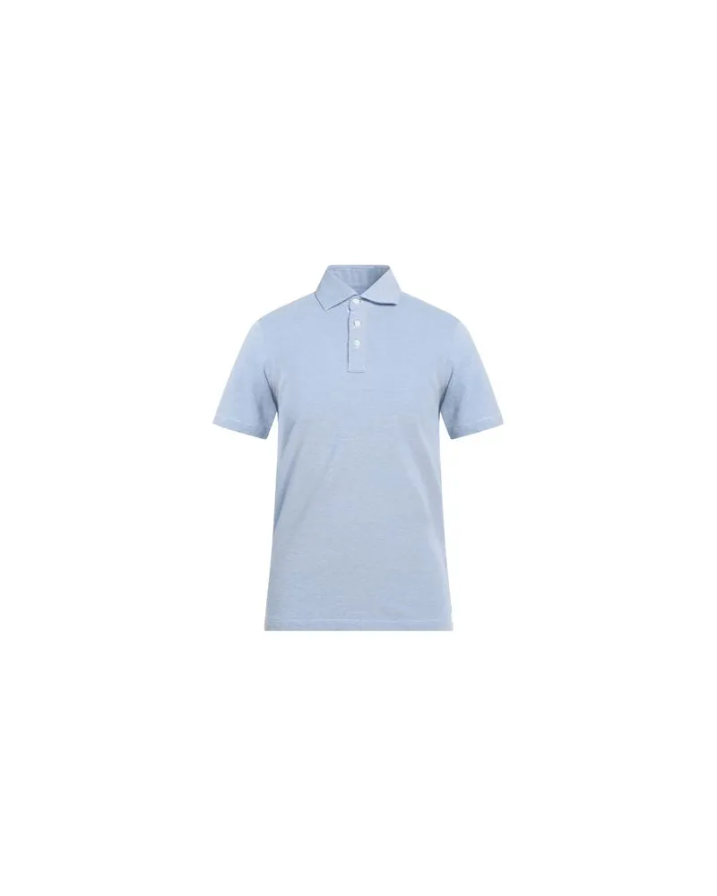 Luigi Borrelli TOPS - Poloshirtsauf YOOX.COM Hellblau