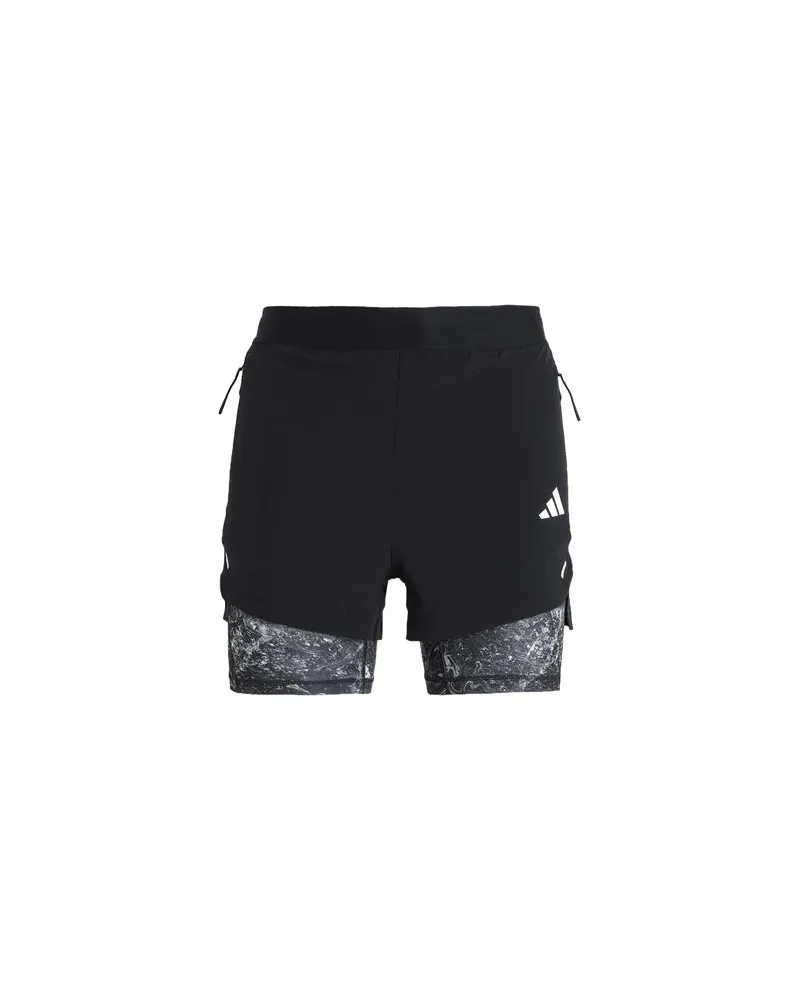 adidas POWER WORKOUT 2IN1 SHORT - HOSEN & RÖCKE - Shorts & Bermudashortsauf YOOX.COM Schwarz