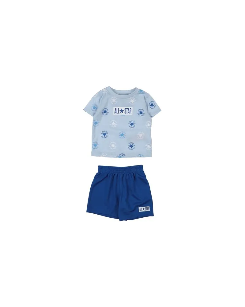 Converse SPORT CORE + SHORT SET  - NEUGEBORENE - Babykleidung-Setsauf YOOX.COM Himmelblau