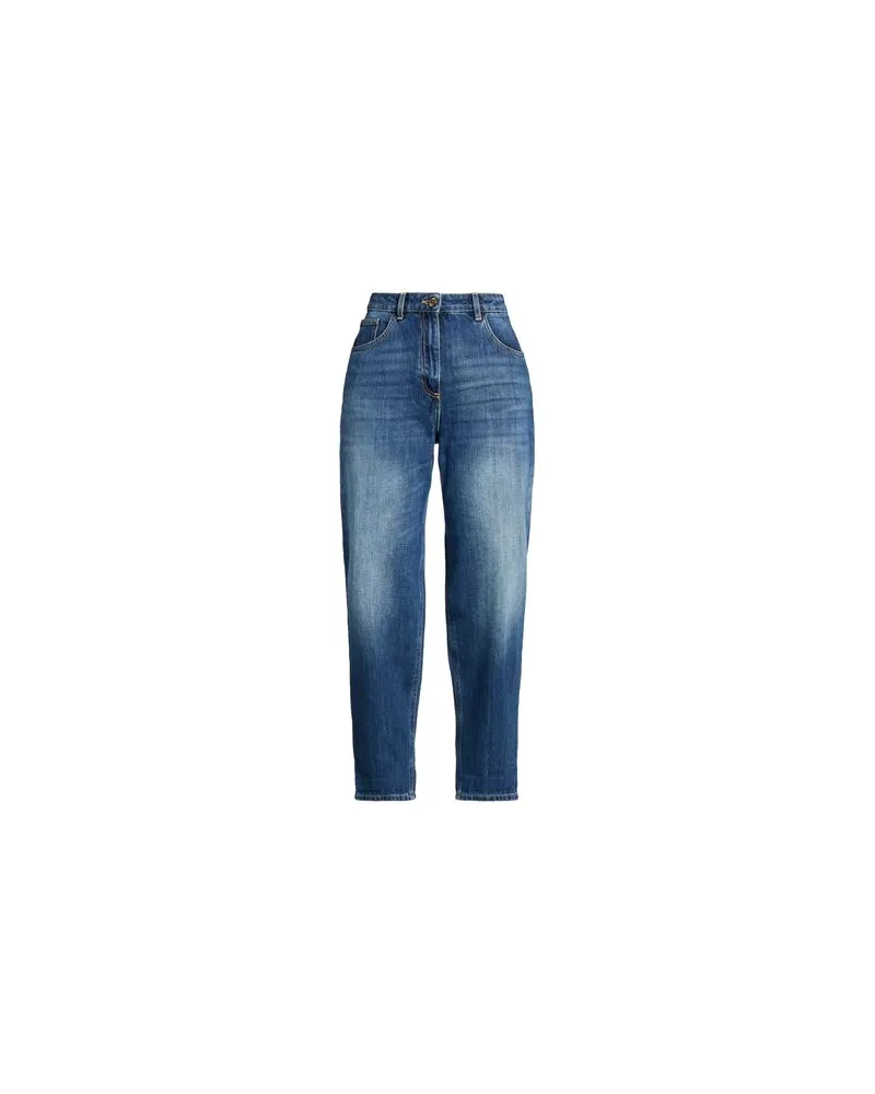 Elisabetta Franchi HOSEN & RÖCKE - Jeanshosenauf YOOX.COM Blau