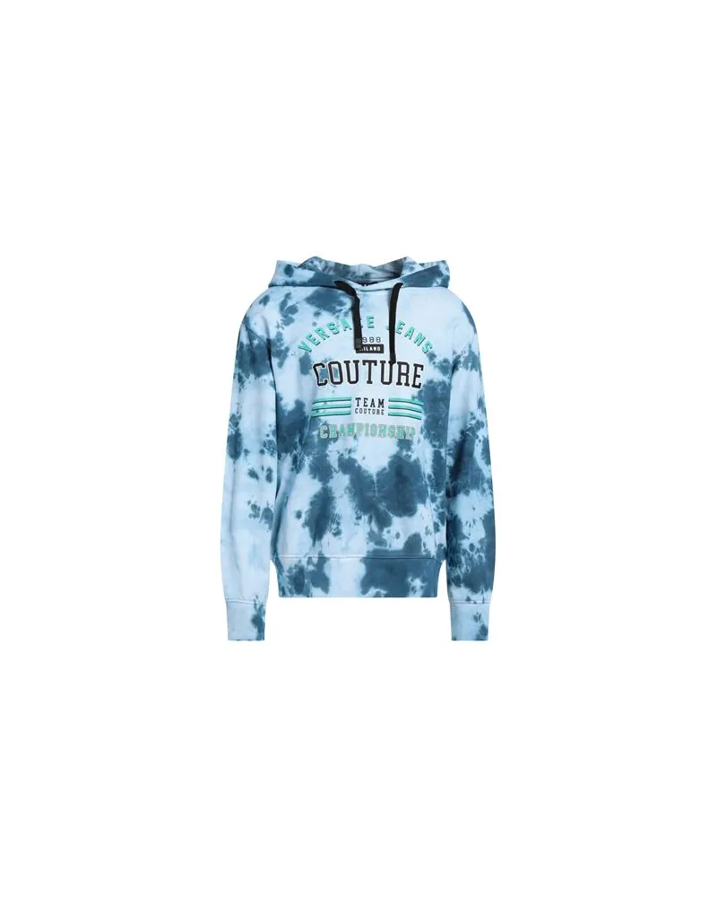 Versace Jeans TOPS - Sweatshirtsauf YOOX.COM Himmelblau