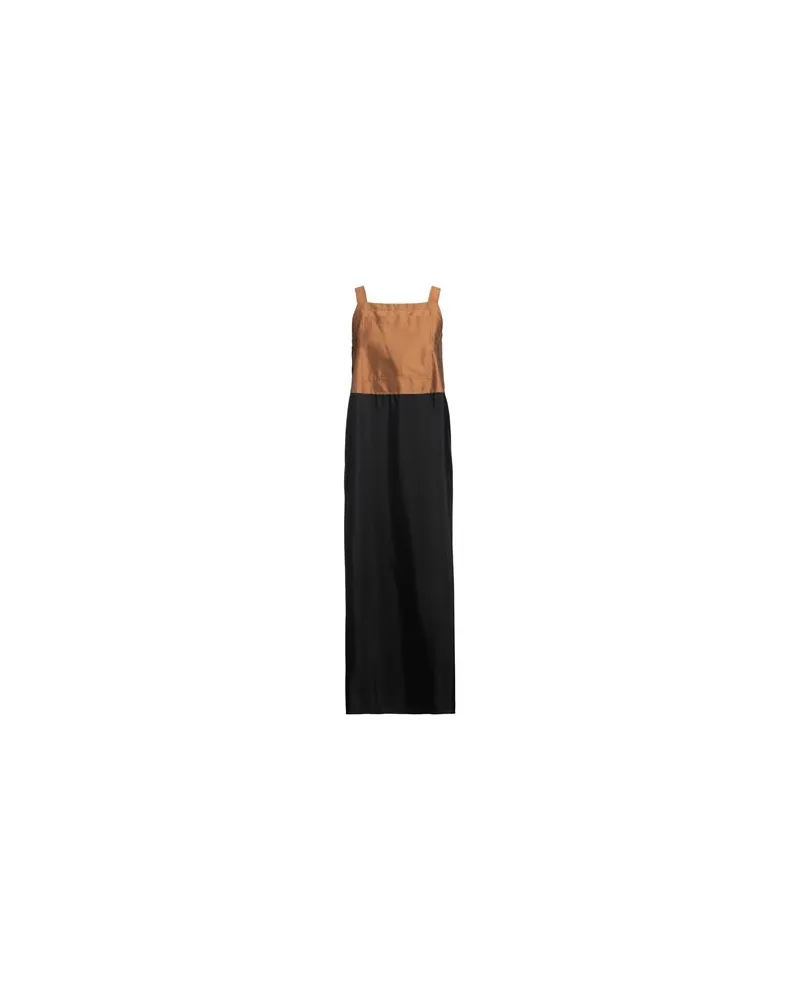 BARENA KLEIDER - Maxi-Kleiderauf YOOX.COM Braun