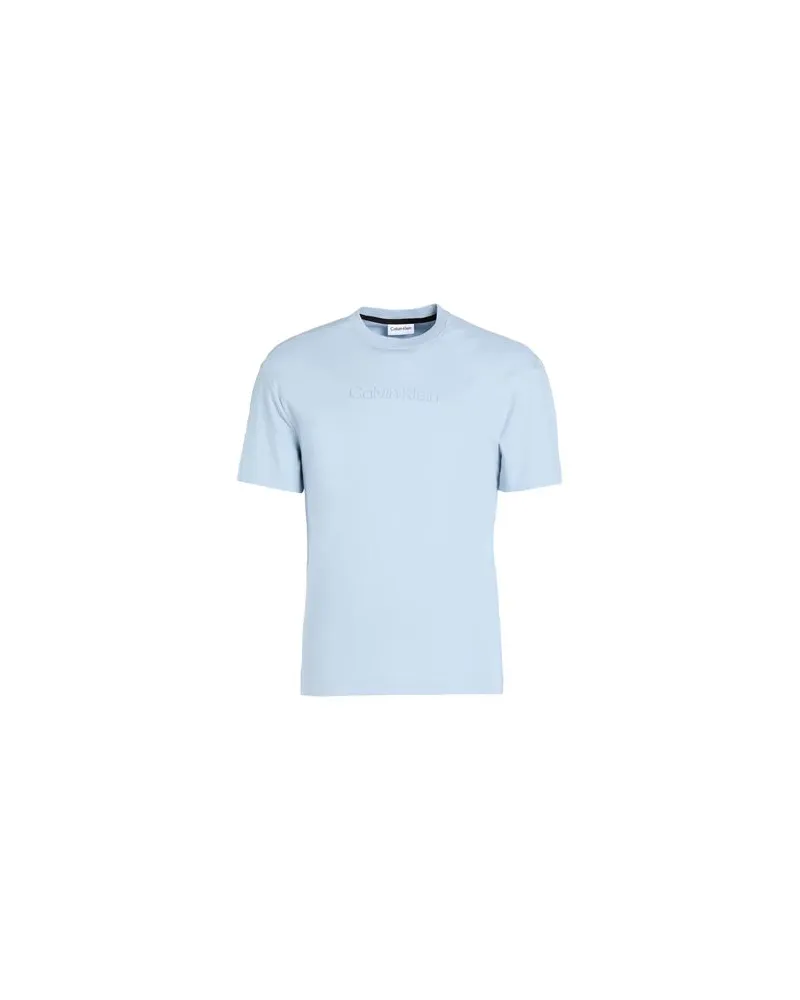 Calvin Klein TOPS - T-shirtsauf YOOX.COM Himmelblau