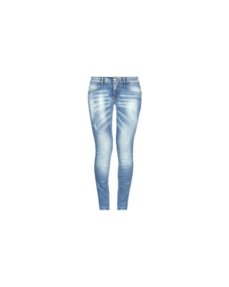 Frankie Morello HOSEN & RÖCKE - Jeanshosenauf YOOX.COM Blau