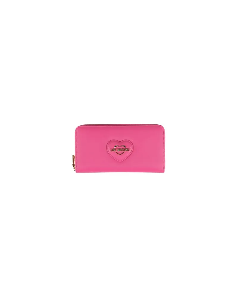Moschino Kleinlederwaren - Brieftaschenauf YOOX.COM Fuchsia