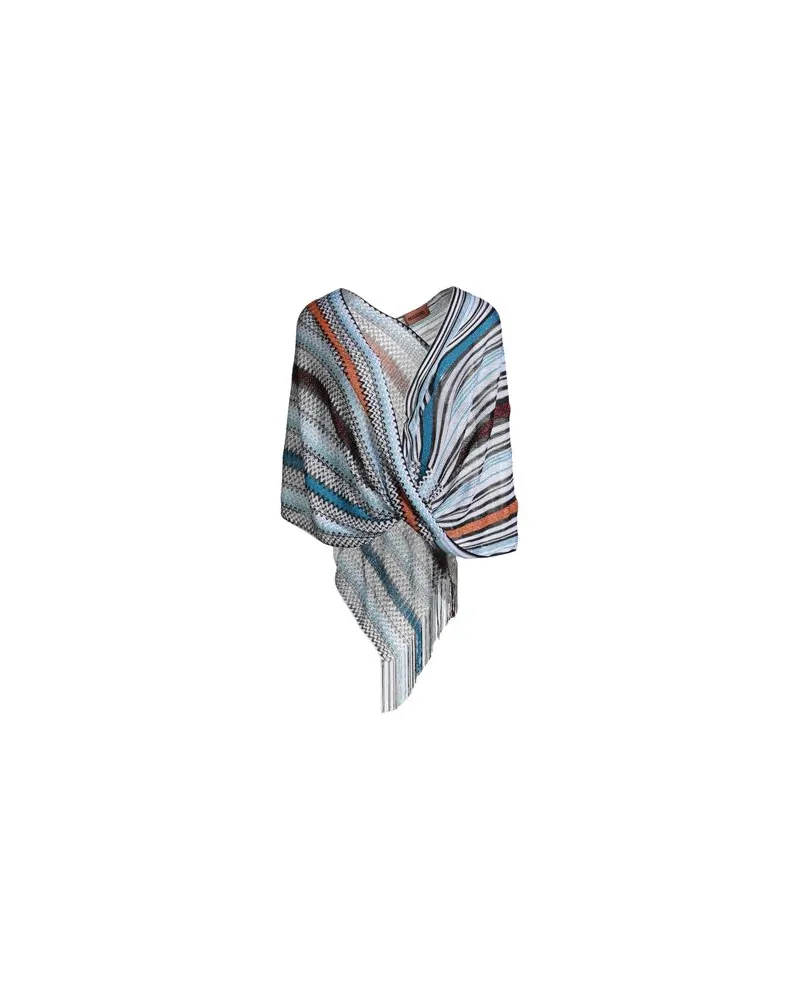 Missoni JACKEN & MÄNTEL - Capesauf YOOX.COM Azurblau
