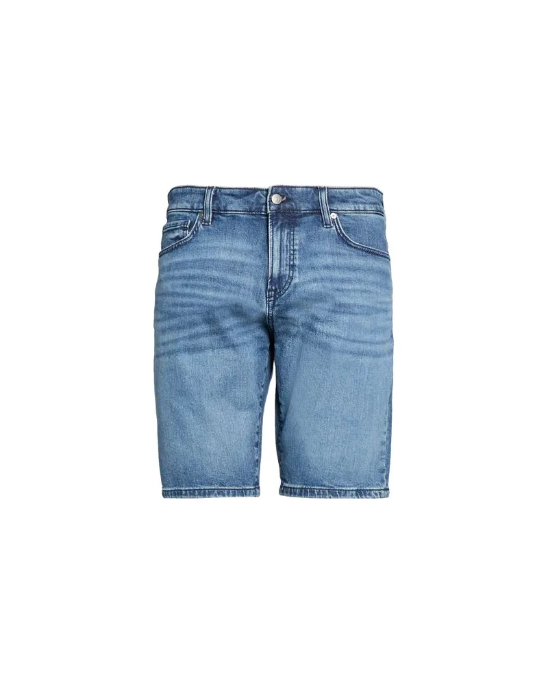 HUGO BOSS HOSEN & RÖCKE - Jeansshortsauf YOOX.COM Blau